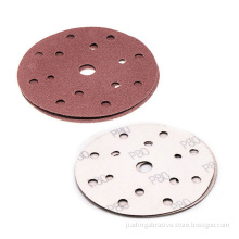150mm alumina abrasive sand disc paper 15holes